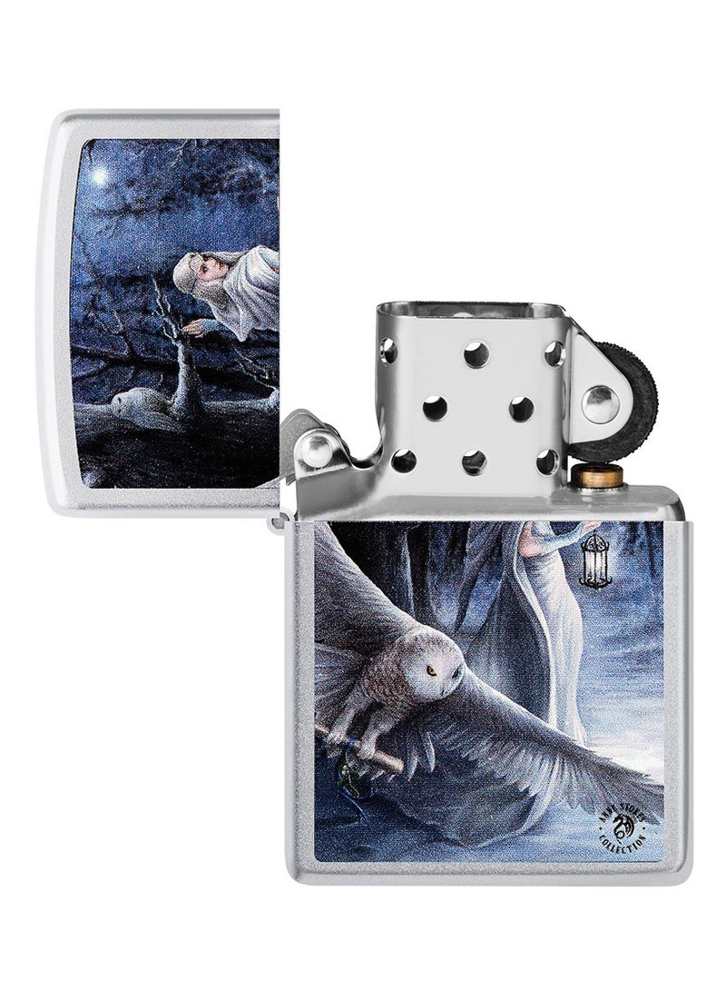 Zippo Ci017423 205 Anne Stokes Collection Satin Chrome Windproof Lighter - Image 4