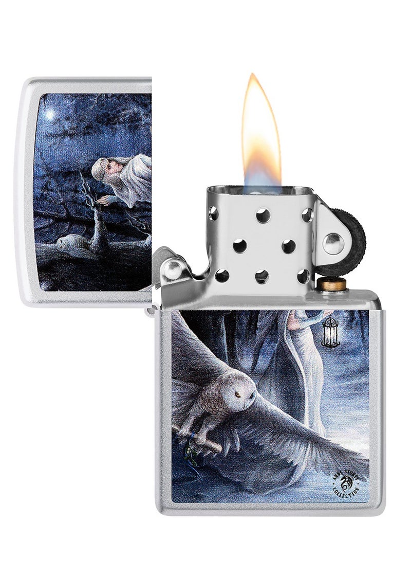 Zippo Ci017423 205 Anne Stokes Collection Satin Chrome Windproof Lighter - Image 3