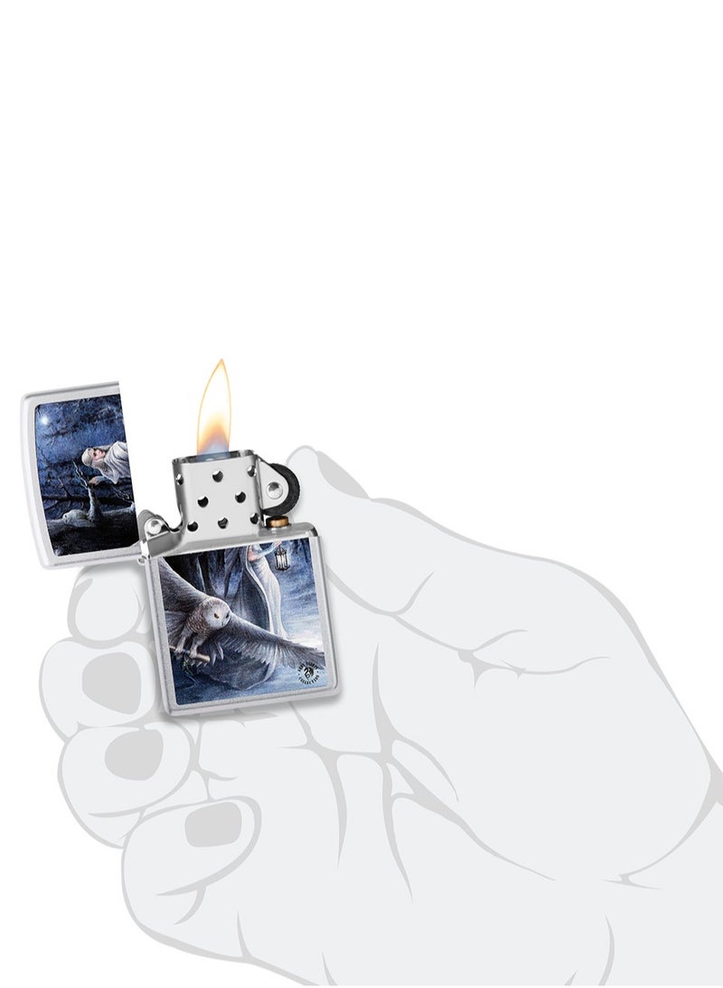 Zippo Ci017423 205 Anne Stokes Collection Satin Chrome Windproof Lighter - Image 5