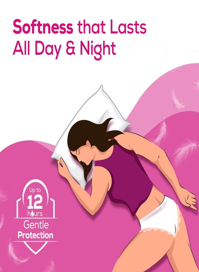 Evereve Super Soft Period Panty For Girls & Women, (L-XL), 10 Pcs, 360 Degree Overnight Coverage, Ultra-Soft Top Layer, High Absorbency For Heavy Flow, Maternity Postpartum Disposable Panty - Image 4