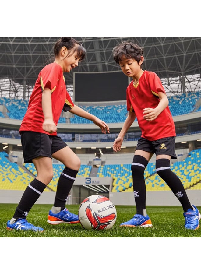 KELME كرة قدم مخيطة آليًا من كيلمي، مقاس 4 و 5، للبالغين والأطفال، معيار لامتحانات دخول المدارس المتوسطة، المنافسة، التدريب، تطوير الشباب، والطلاب، أصفر فوسفوري، مقاس 5 - Image 4