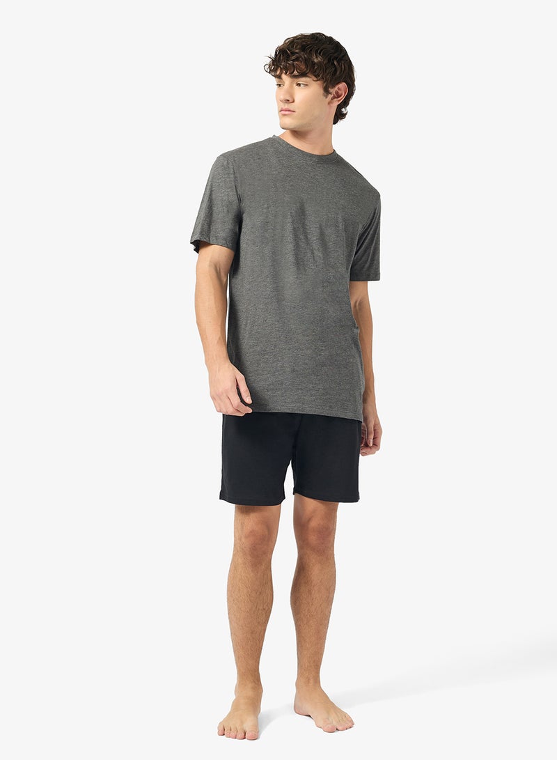 سفنتي فايف طقم بيجامة تي شيرت وشورت - Image 5