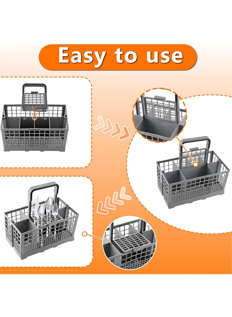 Generic Universal Dishwasher Silverware Cutlery Utensils Basket Replacement Compatible with GE, Whirlpool, LG, Samsung, Bosch, Maytag, KitchenAid, Kenmore, Frigidaire and Most Brands  - Image 3