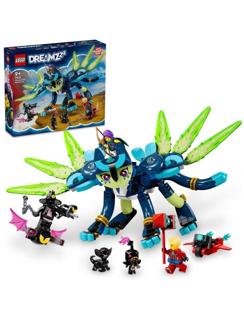 LEGO - مجموعة مكعبات البناء ليجو دريمز زوي وزيان القطة البومة 71476 (437 قطعة) - Image 1