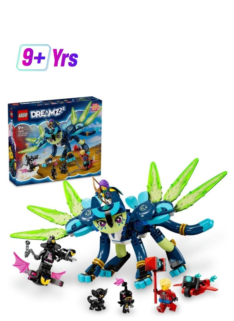LEGO LEGO Dreamzzz Zoey And Zian The Cat-Owl 71476 Building Blocks Toy Set (437 Pieces)  - Image 1