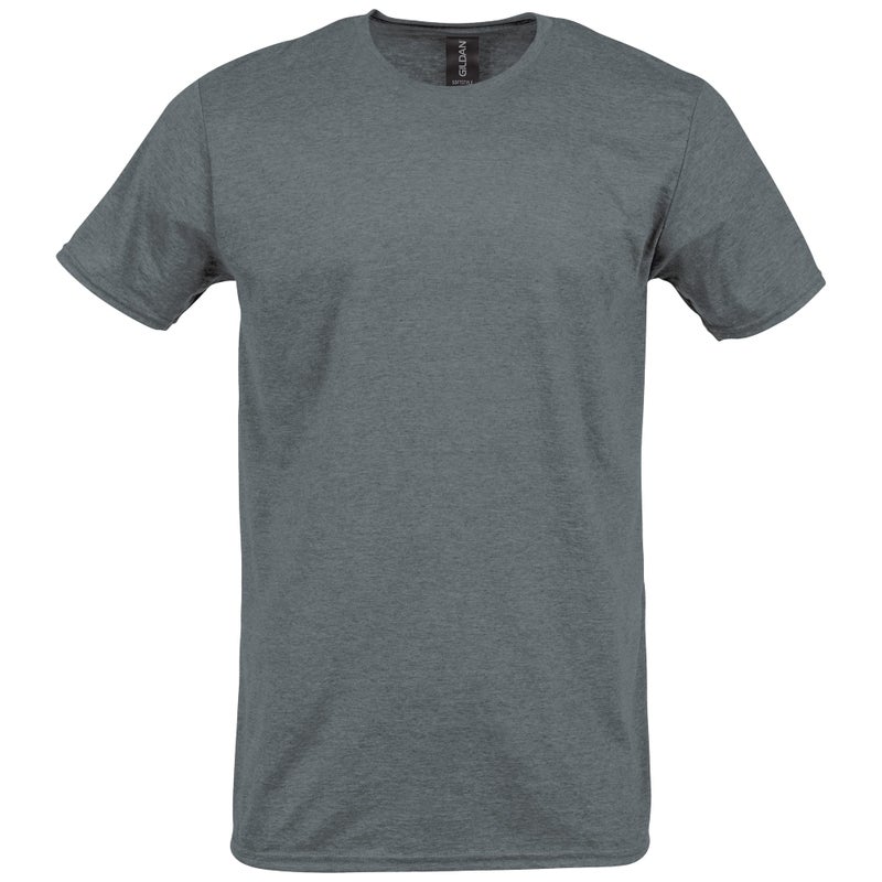 Gildan Adult Softstyle Cotton T-Shirt, Style G64000, Multipack, Graphite Heather (2-Pack), X-Large - Image 4