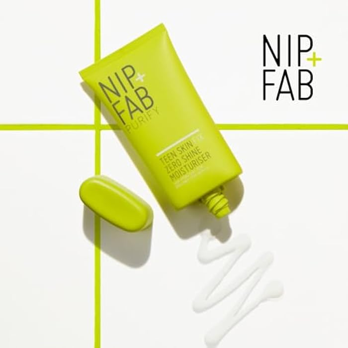NIP+FAB مرطب وجه نيب + فاب تين سكين فيكس زيرو شاين مع النياسيناميد ومستخلص الوابا المضاد للأكسدة، كريم وجه مات خالي من اللمعان للتحكم في الزيوت ومنع ظهور البثور وتوحيد لون البشرة، 1.35 أونصة - Image 3