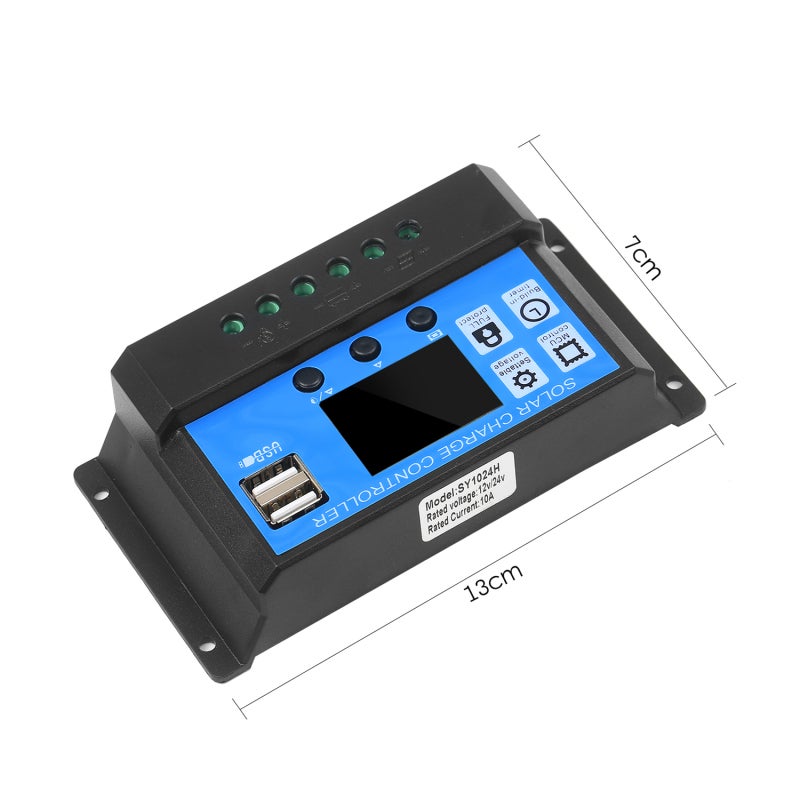 120W Solar Panel Charge Kit: 5V/12V Dual Output with PWM Intelligent Regulator, Monocrystalline Solar Charge with USB Port for Caravan RV Boat Marine Off Grid System - Image 4