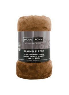 PARAJOHN Flannel Fleece Blanket Single Size (160x220) For All Season, Fluffy Blanket Warm Bed Throws For Sofa & Bed, Comfortable And Soft Flannel Fleece Blanket  - Image 4