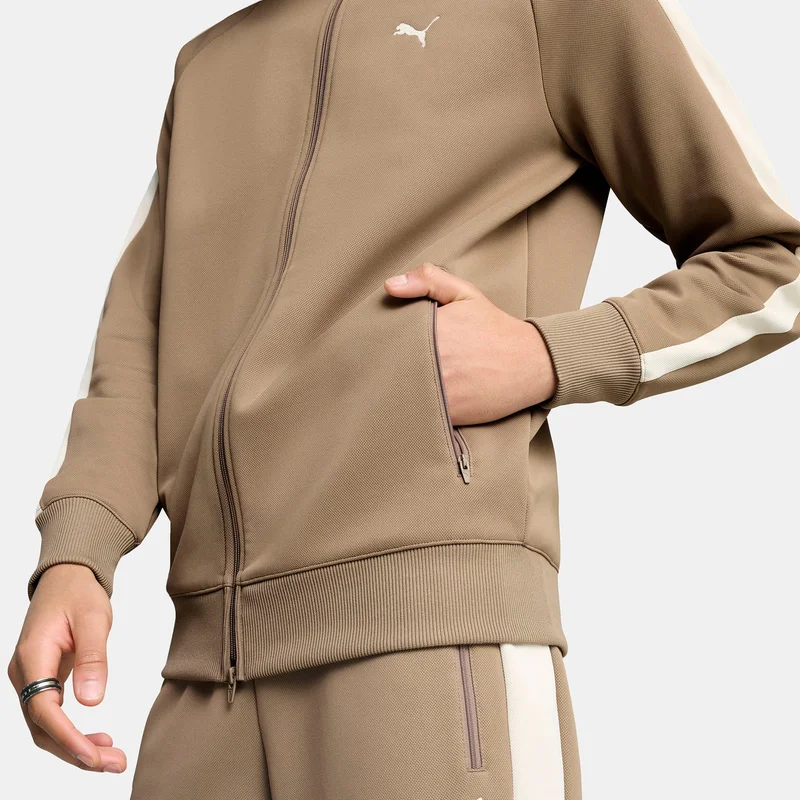 Puma Brown Men's T7 Always On Track Jacket for Men | Best Price UAE