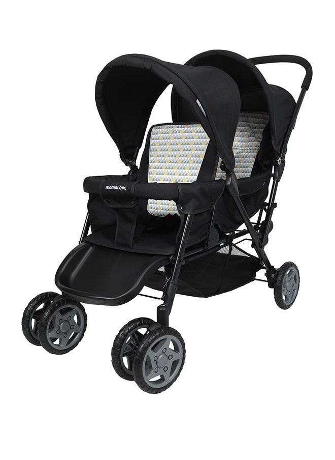 Mamalove Mamalove Twin Stroller Adjustable Seat Complete Lay Down for Babies  - Image 1