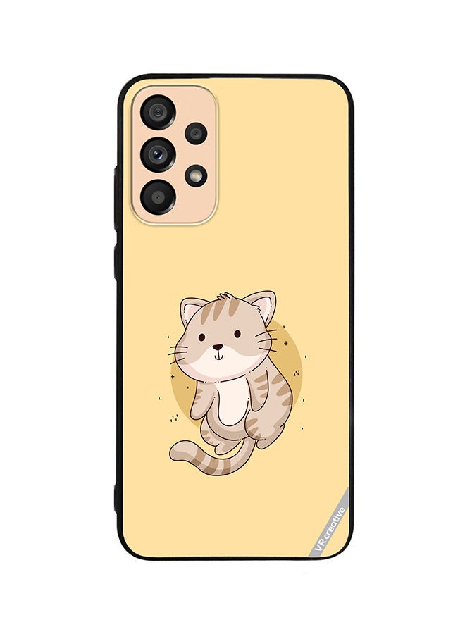 VR CREATIVE Protective Case Cover For Samsung Galaxy A53 5G Cutie Cat Design Multicolour - Image 1