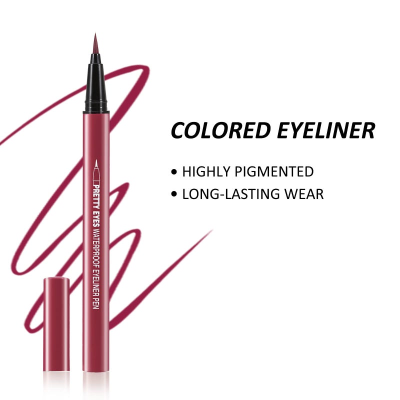 Boobeen Liquid Eyeliner Pen, Matte Eye Liner with Precision Tip, Long Lasting Eyeliner Pencil for Bold Eye Makeup, Glides on Smoothly - Image 4
