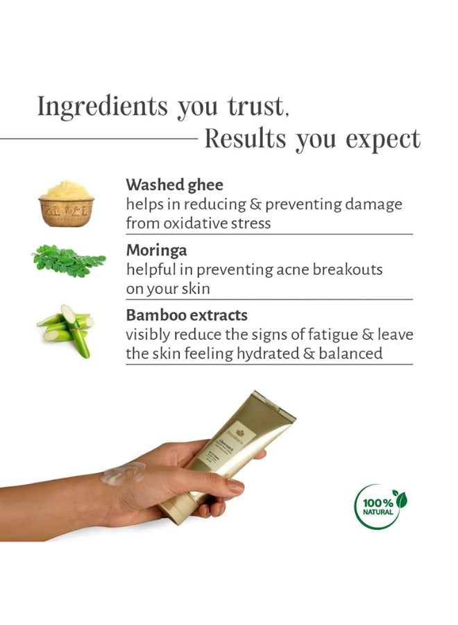 Shankara Gheesutrā Hand & Foot Cream 60ml | Nourishing Moisturizing Cream with Washed Ghee & Moringa Extracts - Image 3