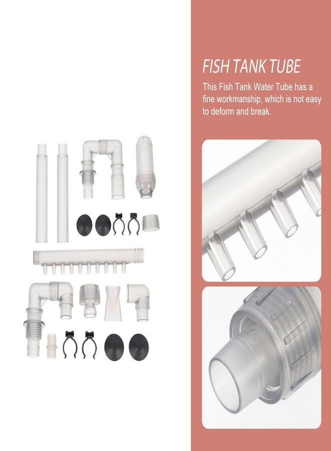 balacoo Aquarium Canister Filter Inlet Outlet Kit for 603b Fish Tank Outer Filter Accessory for 12mm Inner Diameter Aquarium Hose, 30X5.7X2.5CM, Grey - Image 3