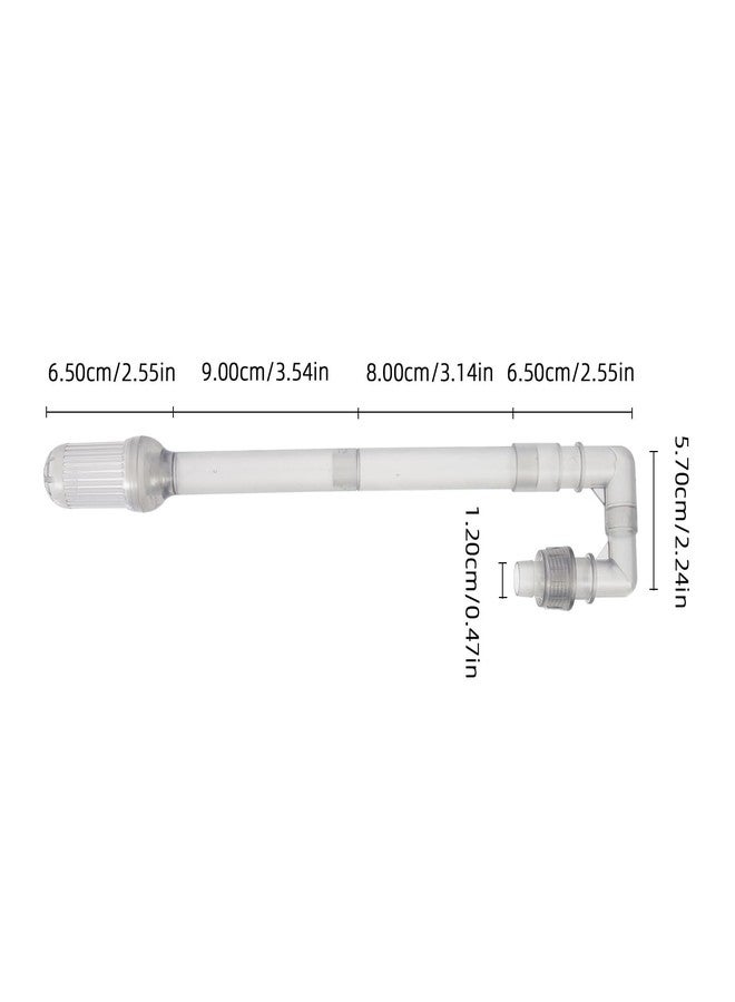 balacoo Aquarium Canister Filter Inlet Outlet Kit for 603b Fish Tank Outer Filter Accessory for 12mm Inner Diameter Aquarium Hose, 30X5.7X2.5CM, Grey - Image 4