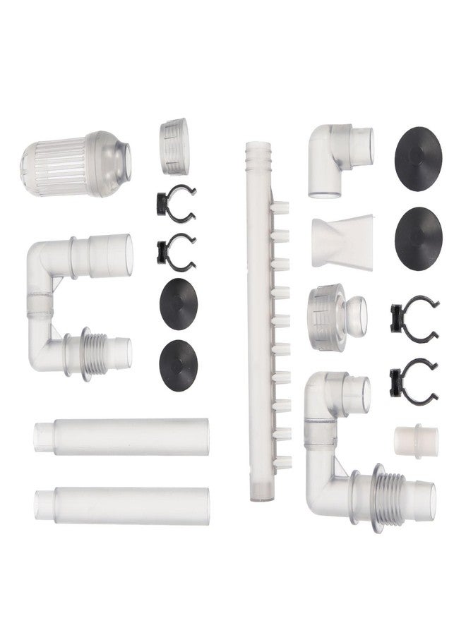 balacoo Aquarium Canister Filter Inlet Outlet Kit for 603b Fish Tank Outer Filter Accessory for 12mm Inner Diameter Aquarium Hose, 30X5.7X2.5CM, Grey - Image 1