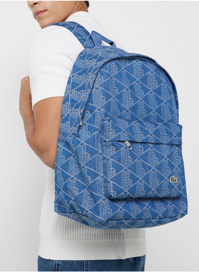 LACOSTE - Top Handle Zip Over Backpack - Image 1