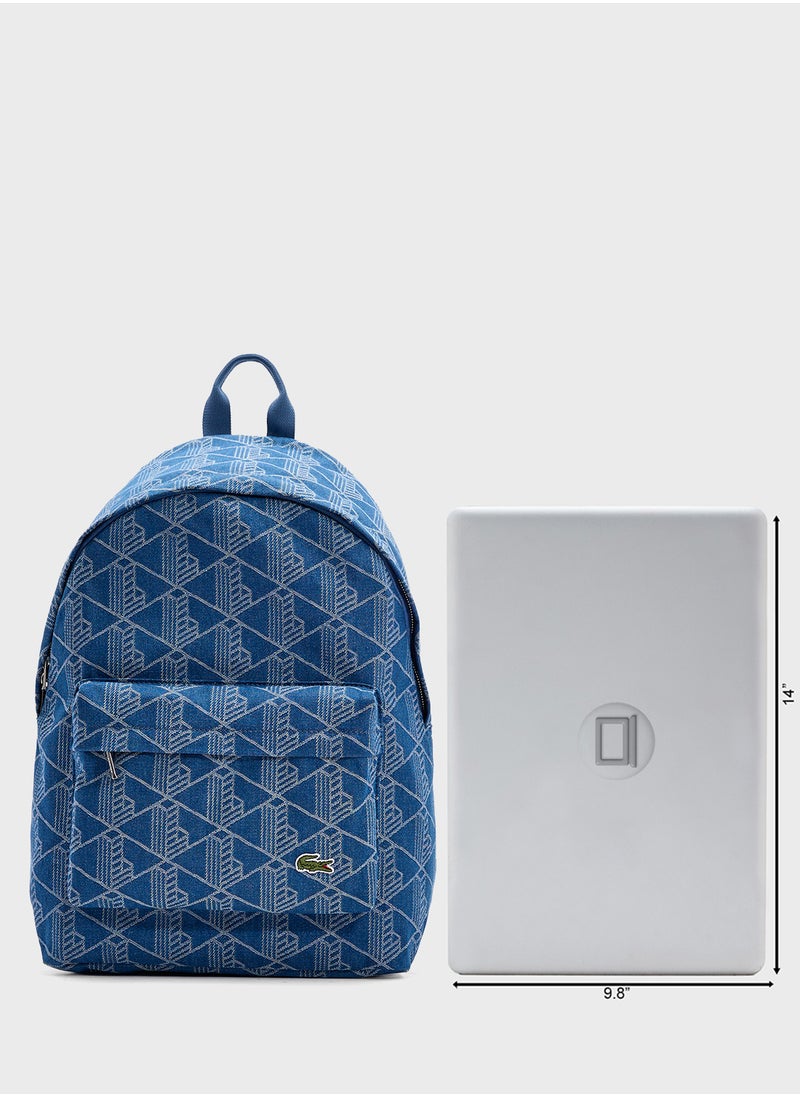 LACOSTE - Top Handle Zip Over Backpack - Image 1
