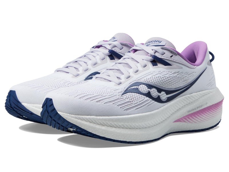Saucony Triumph 21 Women's White/Indigo - Image 2