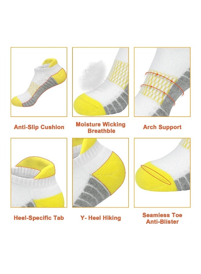 6 Pairs Womens NonSlip Thermal Running Socks Cushioned Ankle Sports Socks EU 36-40 Perfect for Running Walking - Image 3