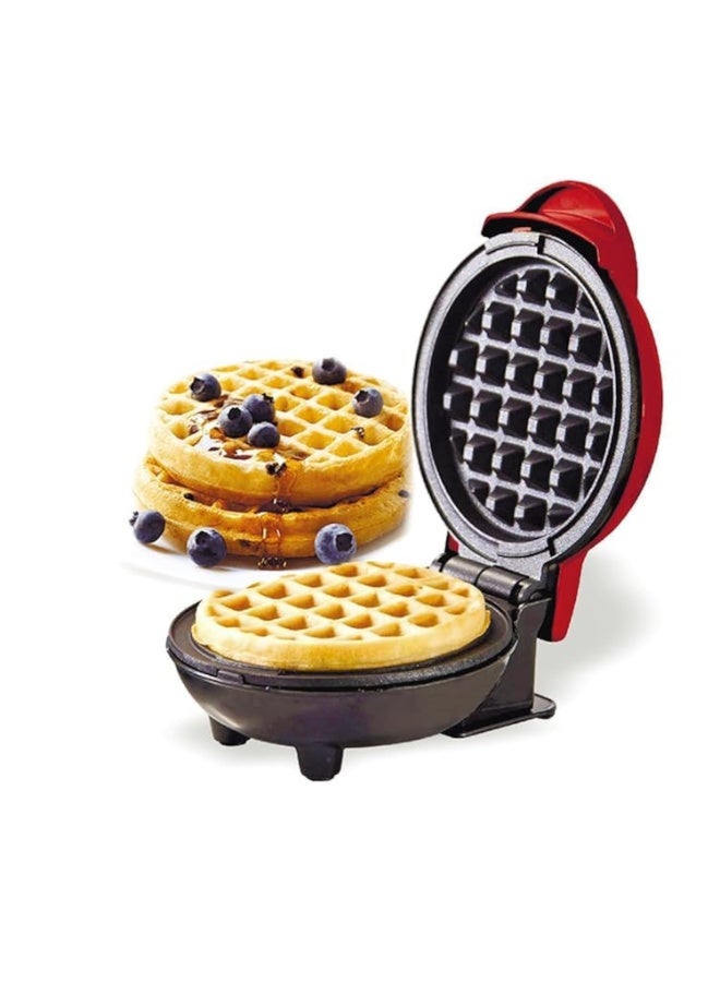 KOWVOWZ Mini Waffle Maker, Mini Waffle Maker Machine, Pancake Maker Made with Premium Quality Plastic & Non-Stick Coating for Breakfast Hash Browns and other Foods Non-stick Surfaces Easy to Clean - Image 1