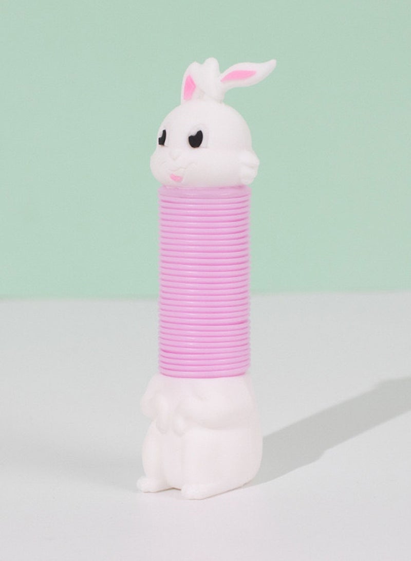 Velaurs 4Pcs Stretchable Cartoon Telescopic Tube Cartoon Decompression Children's Toy Random Color - Image 5