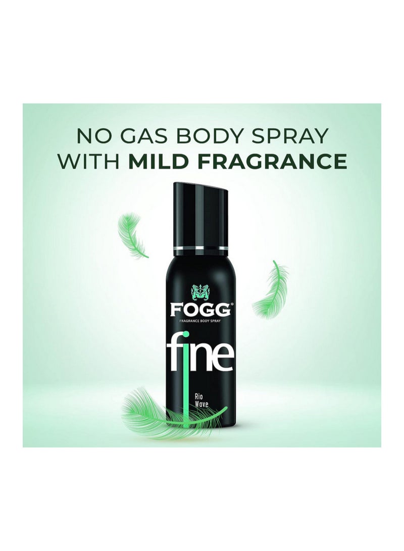 FOGG FINE PERFUME SPRAY RIO WAVE 120ML - Image 3