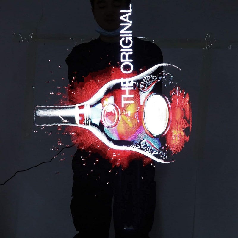 cheekyglo Hologram Projector, LED Holographic Projection 3D Hologram Fan with 85cm 6 Blades Support Hanging, 2000x1532 Resolution,576 LED Imaging,1532pcs LED Lamp,176° Viewing Angle, FIt for Exhibition/Shop/Barblack - Image 3