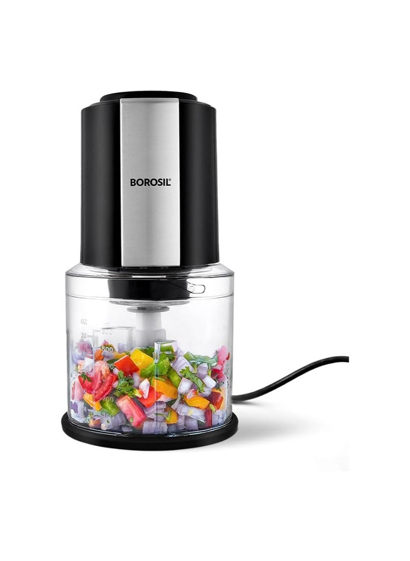 BOROSIL Borosil Chef Delite BCH20DBB21 300Watt Chopper (Black)  - Image 1