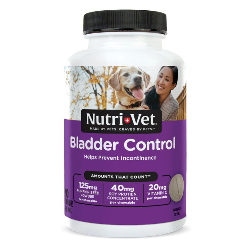 nutri vet Nutri-Vet Bladder Control Supplement, Cranberry Supplement, Dog Products, Immune Support, Helps Dog Urinary Incontinence, Bladder Control Pills, Urinary Tract Health, Puppy Support, 90 Tablets - Image 1
