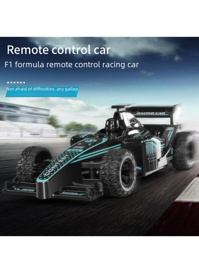 Children's Remote Control Car Racing F1 Formula Four-wheel Drift Electric Race Car Boys Baby Toy Model-Color:F1 Equation Racing [yellow] Charging Version-Proportion:three Groups Of Batteries  - Image 3
