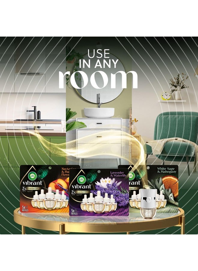 Air Wick Air Wick Plug In Scented Oil Refills, White Gardenia+Plumeria, Air Fresheners for Home Long Lasting, Room Fresheners,Air Freshener Plug In, Essential Oils, Home Essentials for Small&Large Spaces,5 ct  - Image 5