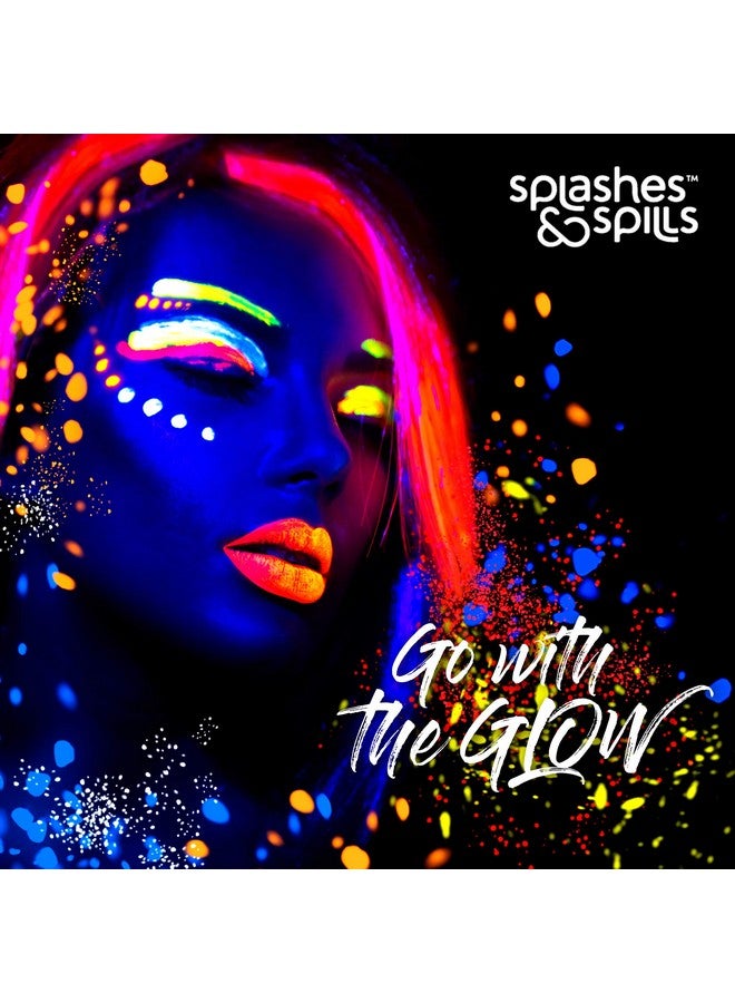 Splashes & Spills Uv Blacklight Lipstick 6 Color Variety Pack 3.7G Day Or Night Stage Clubbing Or Costume Makeup - Image 5
