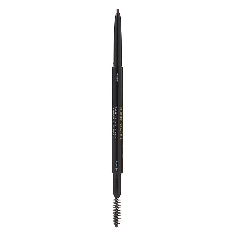 Arches & Halos Micro Defining Brow Pencil - Fuller and More Defined Brows - Long-Lasting, Smudge Proof, Rich Color - Dual Ended Pencil with Brush - Vegan and Cruelty Free - Mocha Blonde - 0.003 oz - Image 1