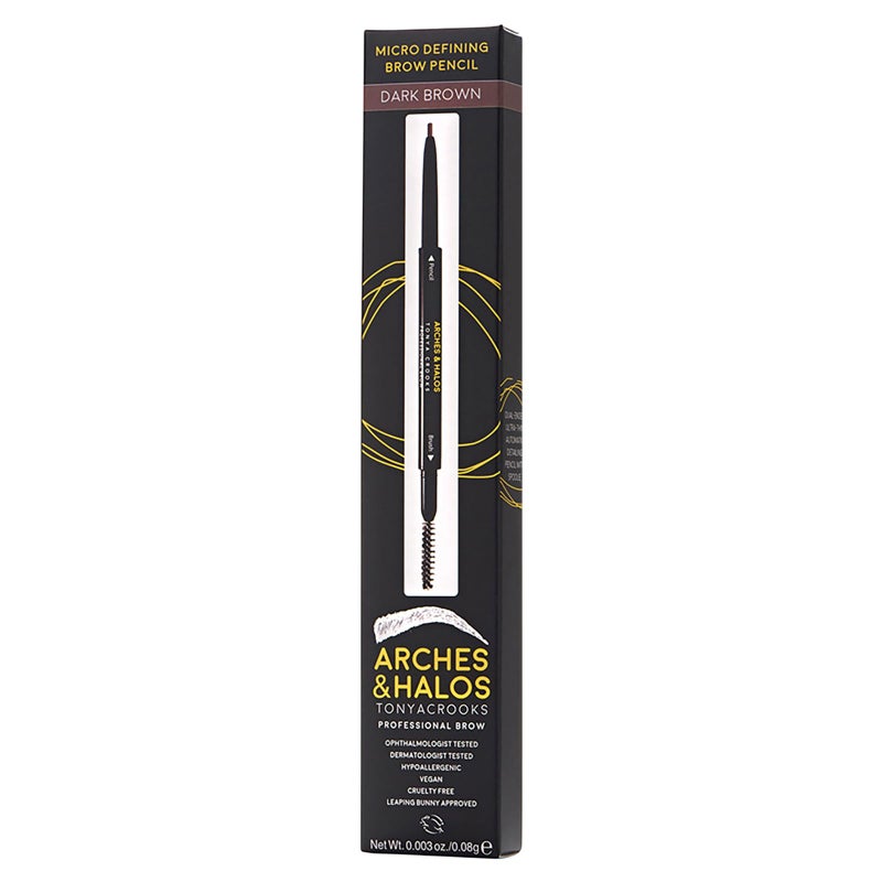 Arches & Halos Micro Defining Brow Pencil - Fuller and More Defined Brows - Long-Lasting, Smudge Proof, Rich Color - Dual Ended Pencil with Brush - Vegan and Cruelty Free - Mocha Blonde - 0.003 oz - Image 5