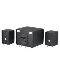 SADA SADA D-208 3 in 1 Home Speaker Set Super Bass Subwoofer with Colorful LED Light 3.5mm Wired Speakers USB Powered  - Image 2