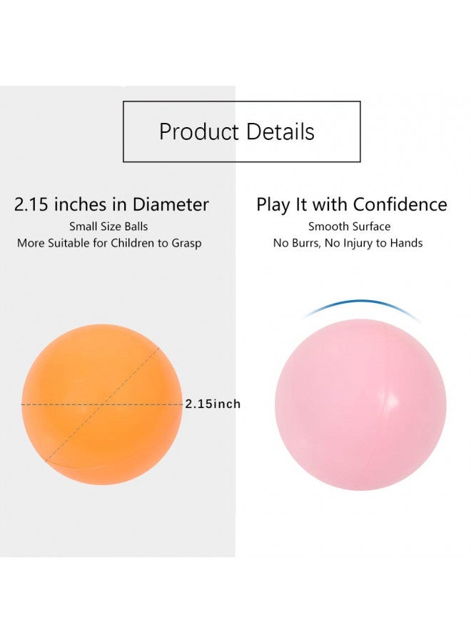 MoonxHome MoonxHome Ball Pit Balls for Toddlers, BPA Free Crush Proof Plastic Toy Balls for Ball Pit, Children's Pool Water Toys, Ideal Gift for Christmas Balls for Play Tent 2.15" Pack of 100 Mocha Tricolor  - Image 4