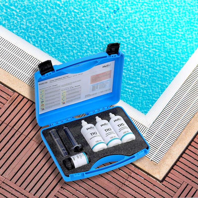 Helix Total Hardness test kit Quick and Easy Hard Water Test for soft water & Hard Water. Determination of Total Hardness Test Range 2-40, 25-500, mg/l as CaCO3 (250 Test) - Image 5