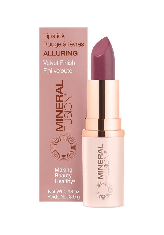 Mineral Fusion Alluring Lipstick - Velvet Finish, 0.13 oz - Image 1