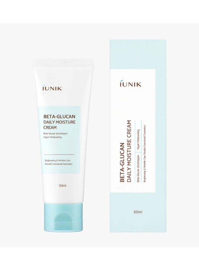 iUNIK Beta Glucan Daily Moisture Cream 60ml - Image 1