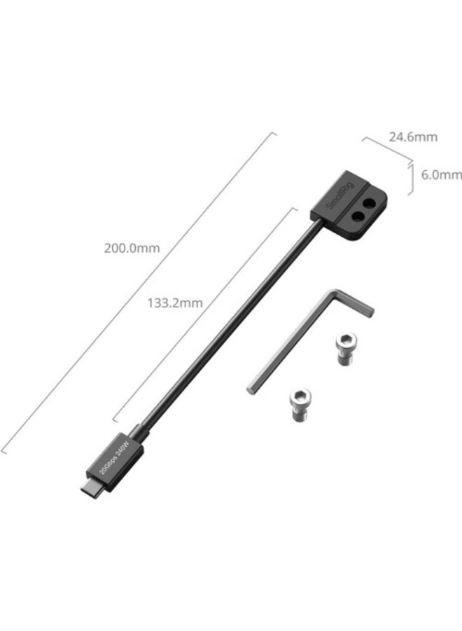 SmallRig USB-C Data Cable (Male to Female) 5078 - Image 5