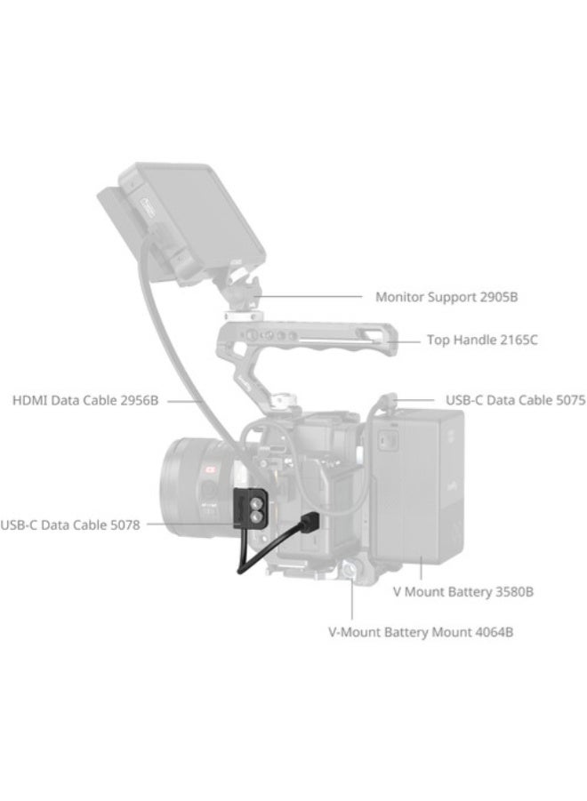 SmallRig USB-C Data Cable (Male to Female) 5078 - Image 4
