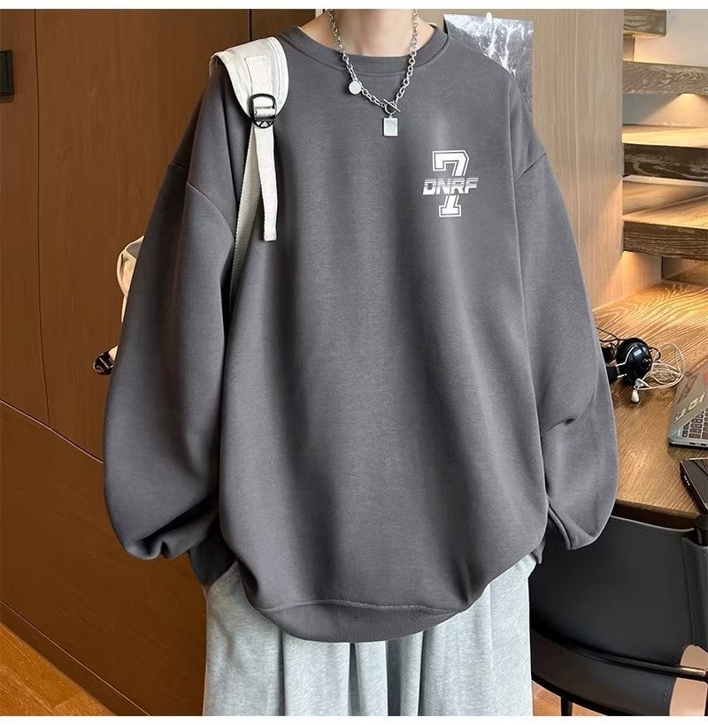 New Japanese-Style Mens Lightweight Hoodie Red  - Image 2