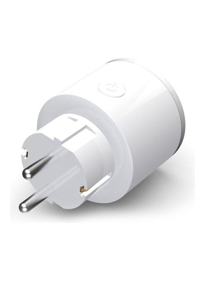 NIBEMINENT - WiFi Compatible Socket with Smart Life App White - Image 1