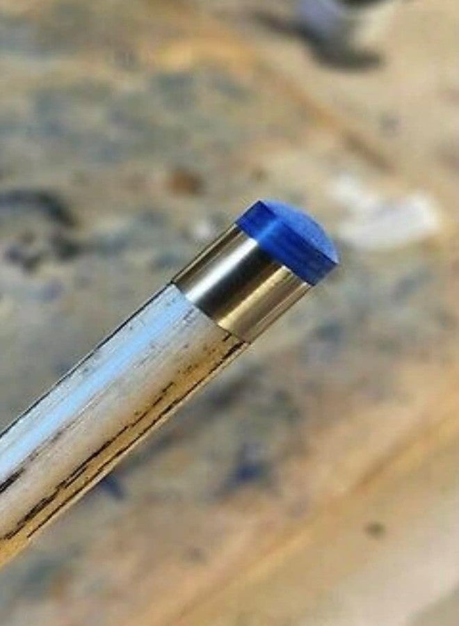 AARTI BILLIARD ACCESSORIES مجموعة إصلاح رؤوس عصي البلياردو والسنوكر من ABA، 10 قطع، رأس جلدي وغراء (10 مم) - Image 4