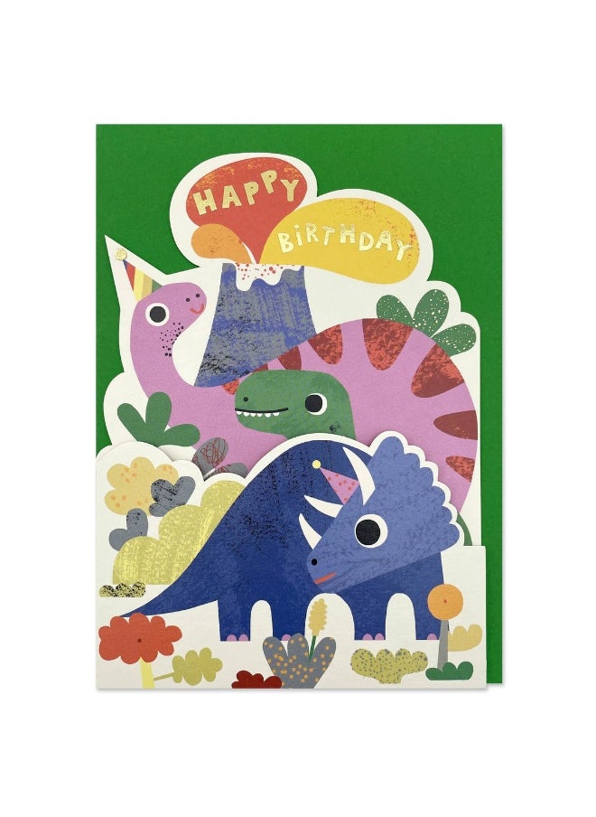 Raspberry Blossom Raspberry Blossom Children's Collection Have a Dino-mite Day Birthday Card  - Image 1