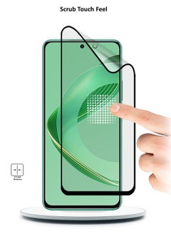 Wtech Huawei Nova 12 SE 4G 2024 Nano Ceramic Full Glue Full Cover Matte Flexible Screen Protector (MSCNMN) - Clear/Black  - Image 3