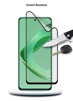 Wtech Huawei Nova 12 SE 4G 2024 Nano Ceramic Full Glue Full Cover Matte Flexible Screen Protector (MSCNMN) - Clear/Black  - Image 5