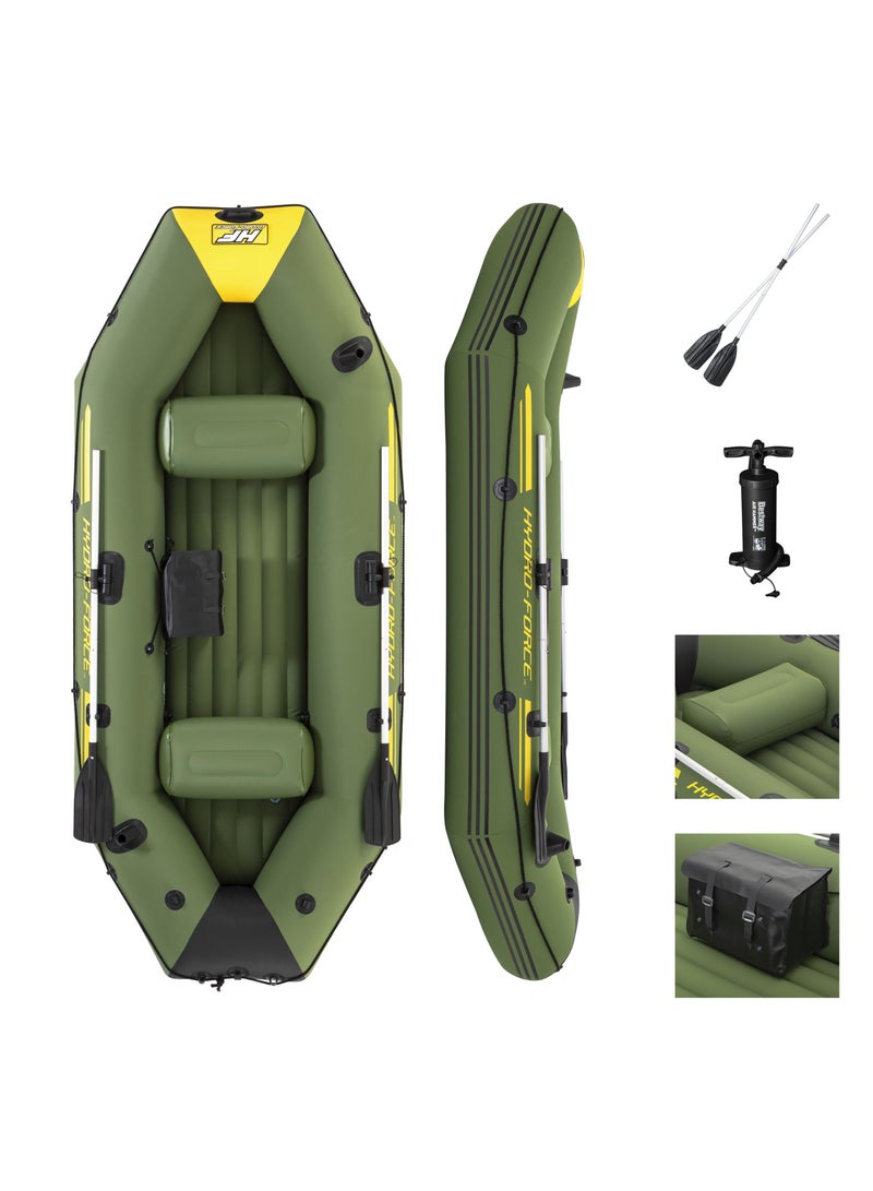 Bestway Bestway Hydro-Force Marine Pro Lite Rapid-X2 Kayak 291x127x46cm | Inflatable Boat | Kayaking Set with Hand Pump, Paddle and Storage Bag | Water Sports - Image 1